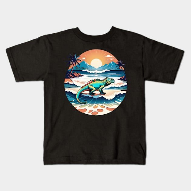 Iguana Kids T-Shirt by Bayu.cahyogo